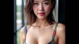 Observing Beauty: A Thai Girl’s Grace in a Picturesque Setting with a Wonderful Dress